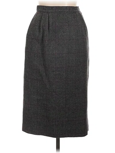 Pre-owned Pendleton Wool Skirt In Gray