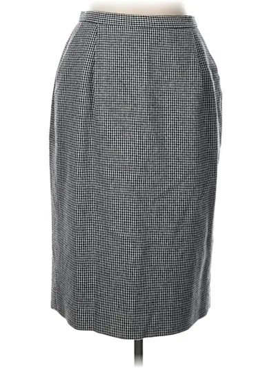 Pre-owned Pendleton Wool Skirt In Gray