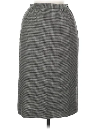Pre-owned Pendleton Wool Skirt In Gray