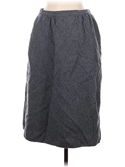 Pre-owned Pendleton Wool Skirt In Gray
