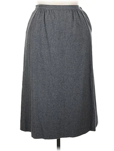 Pre-owned Pendleton Wool Skirt In Gray