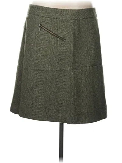 Pre-owned Pendleton Wool Skirt In Green
