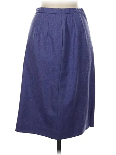 Pre-owned Pendleton Wool Skirt In Purple