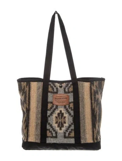 Pre-owned Pendleton Wool Tote In Multicolor