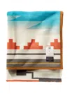 Pendleton X Nike Geometric-print Blanket In Blue
