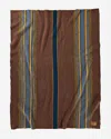 Pendleton Yakima Camp Wool Blend Throw Blanket In High Ridge In Brown
