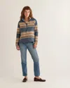 Pendleton Yaquina Half Zip Pullover In Blue Multi Beacon Ombre In Multi