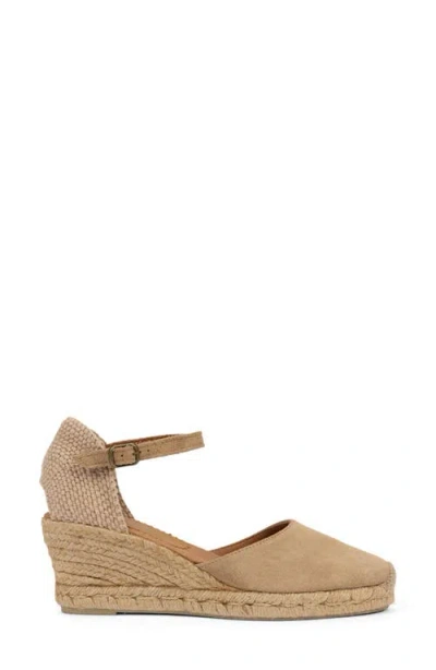 Penelope Chilvers Ankle Strap Espadrille Platform Wedge Pump In Multi