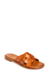 Penelope Chilvers Basque Slide Sandal In Tan