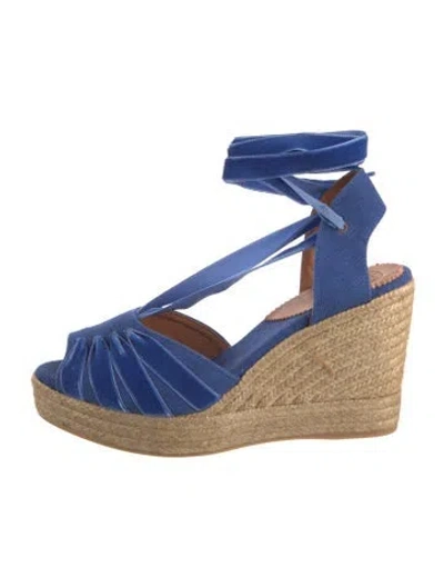Pre-owned Penelope Chilvers Canvas Espadrilles In Blue
