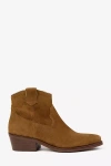 Penelope Chilvers Cassidy Cowboy Boots In Beige
