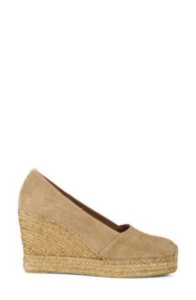 Penelope Chilvers Colina Espadrille Wedge Pump In Brown