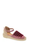 Penelope Chilvers Dali Espadrille In 511 Grape