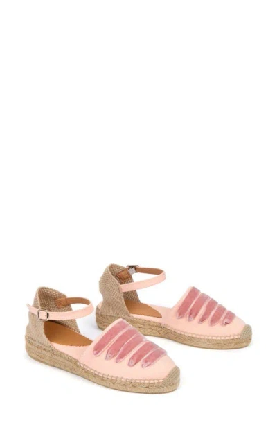 Penelope Chilvers Dali Espadrille In Rose/ Tea Rose