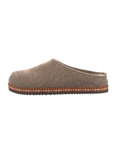 Pre-owned Penelope Chilvers Felt Slides In Neutral