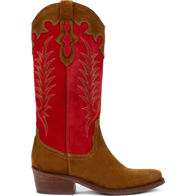 Penelope Chilvers Jolene Cowboy Boot In Multi