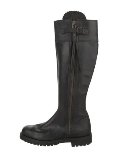 Pre-owned Penelope Chilvers Leather Boots In Black