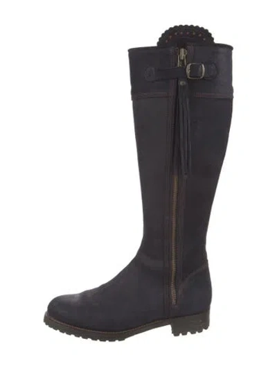 Pre-owned Penelope Chilvers Leather Boots In Blue