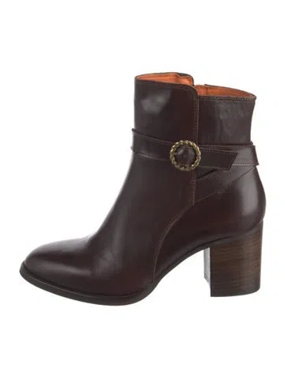 Pre-owned Penelope Chilvers Leather Boots In Brown