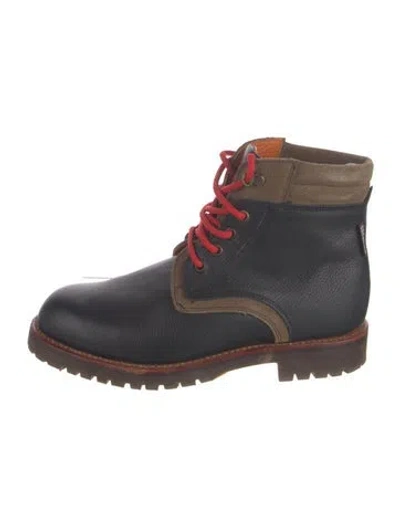 Pre-owned Penelope Chilvers Leather Lace-up Boots In Brown