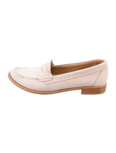 Pre-owned Penelope Chilvers Leather Loafers In Pink