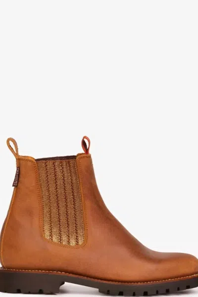 Penelope Chilvers Oscar Boot In Caramel/bronze In Multi