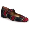 Penelope Chilvers Plaid Mary Jane
