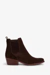 Penelope Chilvers Rove Suede Boots In Brown