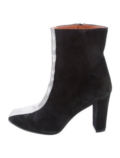 Pre-owned Penelope Chilvers Suede Boots In Black