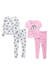 Penelope Mack Kids' Assorted Penguin 2-pack Fitted Two-piece Pajamas In Blue