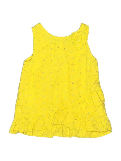 Pre-owned Penelope Mack Kids' Sleeveless Blouse In Yellow