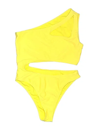 Pre-owned Penelope Two Piece Swimsuit In Yellow