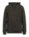 Penfield Man Sweatshirt Military Green Size Xl Cotton, Polyester In Green