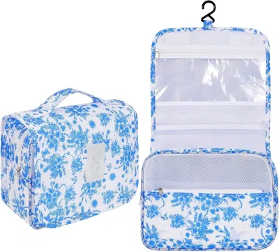 Pengxiaomei Toiletry Bag For Women, Waterproof Hanging Cosmetic Bag Portable Makeup Pouch Multifunction Handle T