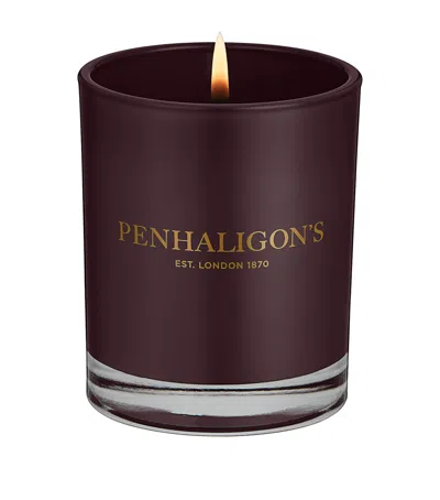 Penhaligon's Corinth Linen Candle In Burgundy