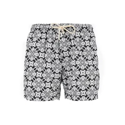 Peninsula 'casuzze' Printed Swim Shorts In Multi