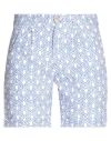 Peninsula Gallipoli Man Beach Shorts And Pants Bright Blue Size Xl Linen In Blue