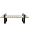 Peninsula Home Collection 80in Conrad Bench
