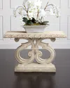 Peninsula Home Collection Adonia Entry Table In Cream