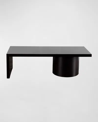 Peninsula Home Collection Alpert Coffee Table In Black