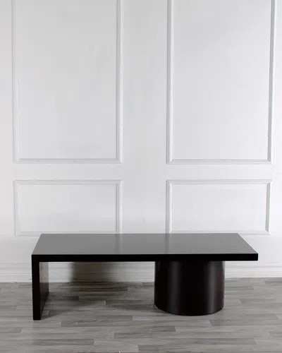 Peninsula Home Collection Alpert Coffee Table In Espresso