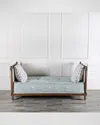 Peninsula Home Collection French Daybed, 78" In Sea Glass