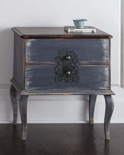 Peninsula Home Collection Gentry Nightstand In Distressed Gray