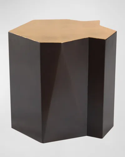 Peninsula Home Collection Hudson Side Table In Brown