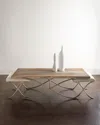 Peninsula Home Collection Kye Coffee Table With Two Stools