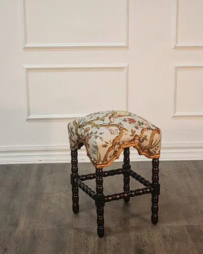 Peninsula Home Collection San Marco Upholstered Counter Stool - 25" In Multi