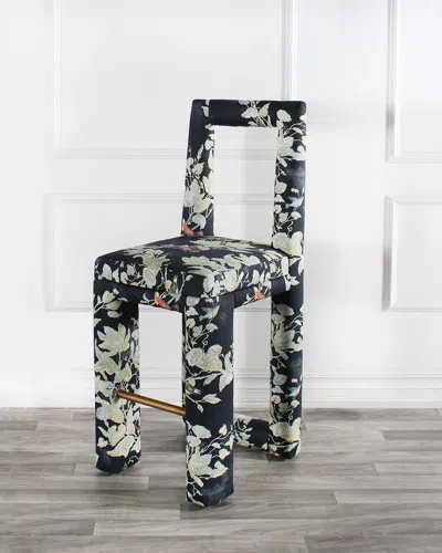 Peninsula Home Collection Santander 30" Bar Stool In Windsong Midnight
