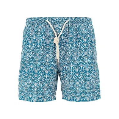 Peninsula Printed Swimshorts In Blue
