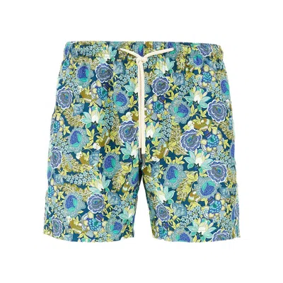 Peninsula Printed Swimshorts In Green
