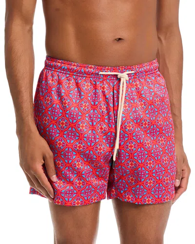 Peninsula Swimwear 5.5 Drawstring Swim Shorts In Pink